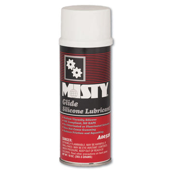 Misty® Glide Silicone Lubricant, Unscented, 10 Oz. Aerosol Can, 12-carton freeshipping - TVN Wholesale